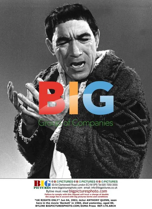 ANTHONY QUINN, Obituary Stock Photo