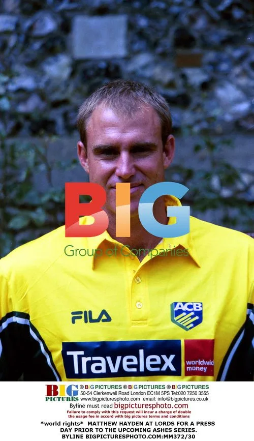Matthew Hayden at Lords for Ashes press day