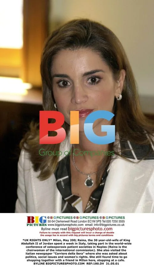 Queen Rania of Jordan Visits Italy