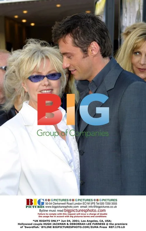 Hugh Jackman & Deborrah-Lee Furness at 'Swordfish' Premiere