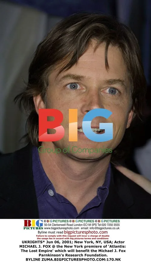 Michael J. Fox at 'Atlantis' Premiere