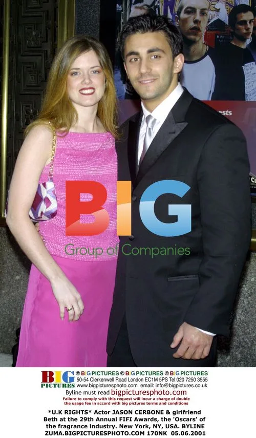 Jason Cerbone & Girlfriend at FIFI Awards
