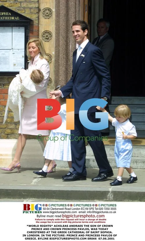 Christening of Achileas Andraes, son of Crown Prince and Princess