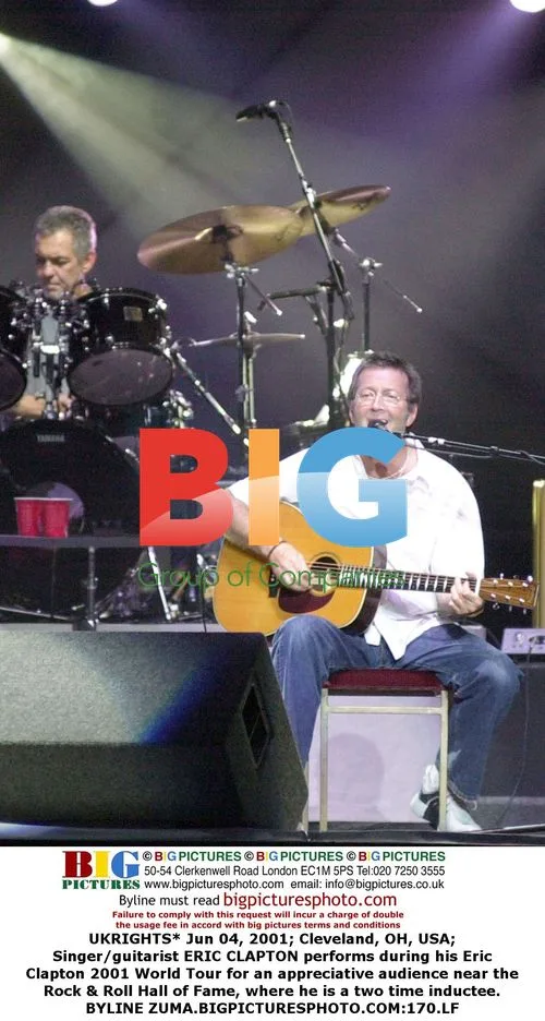 Eric Clapton Performs in Cleveland