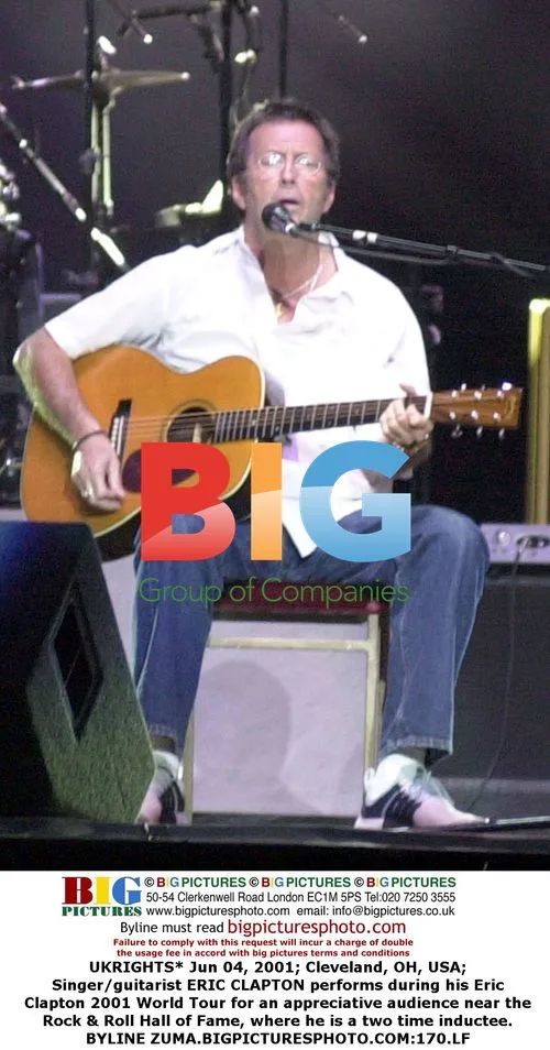 Eric Clapton Performs in Cleveland