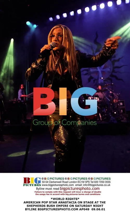 Anastacia on Stage at Shepherds Bush Empire