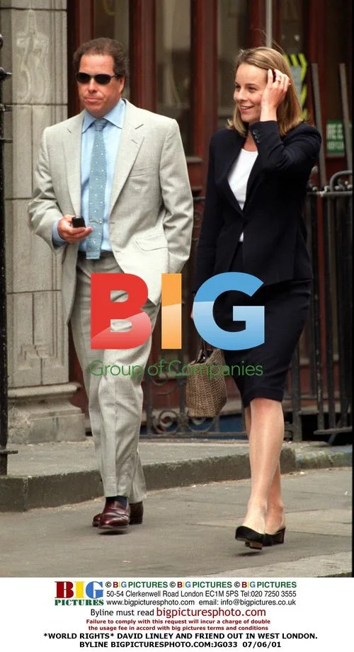 David Linley and friend in West London