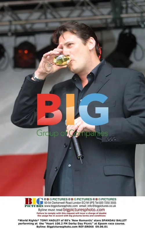 Tony Hadley of Spandau Ballet performs at Derby Day Picnic
