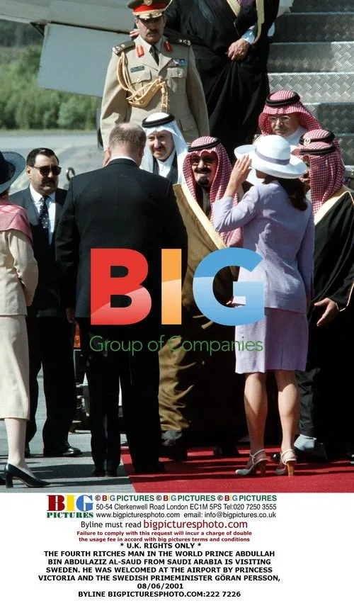 Prince Abdullah of Saudi Arabia visits Sweden