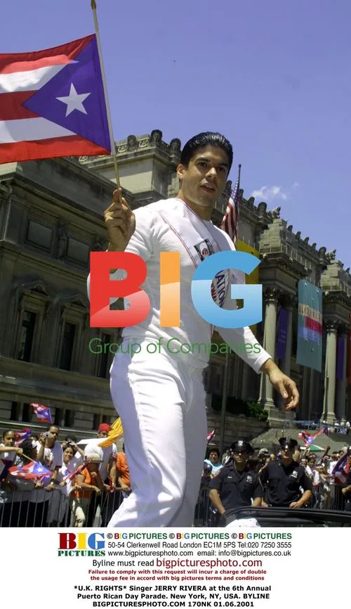 Singer Jerry Rivera at Puerto Rican Day Parade