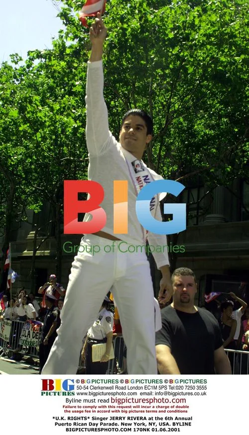 Singer JERRY RIVERA at Puerto Rican Day Parade