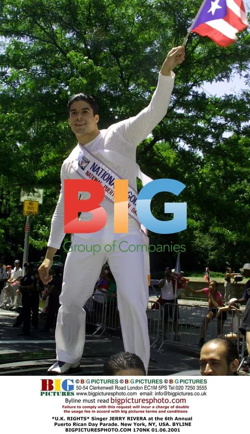 Singer JERRY RIVERA at Puerto Rican Day Parade