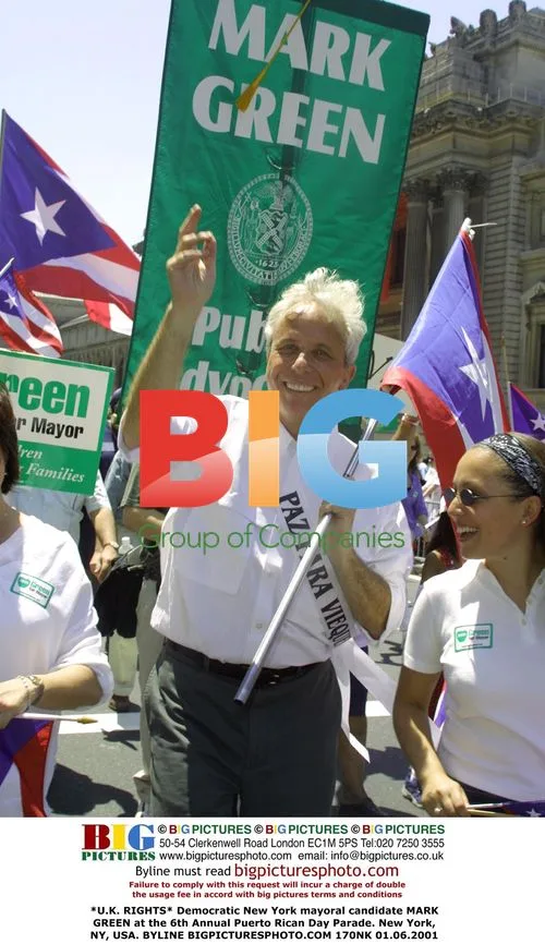 Mark Green at Puerto Rican Day Parade in New York