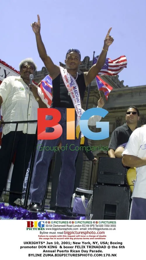 Don King & Felix Trinidad at Puerto Rican Day Parade