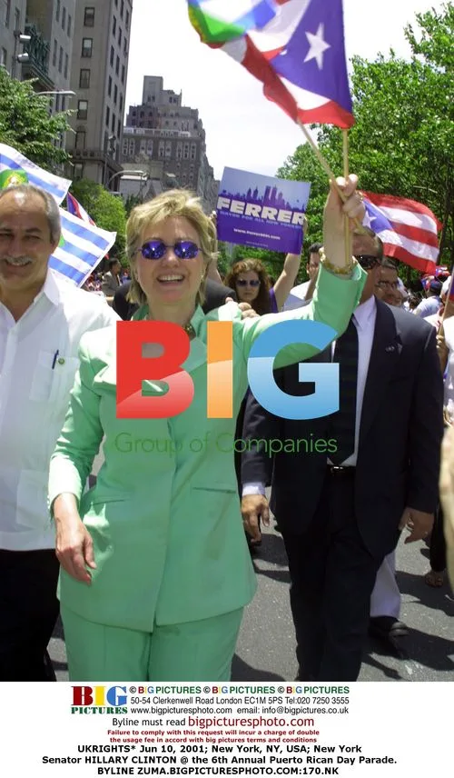Hillary Clinton at Puerto Rican Day Parade