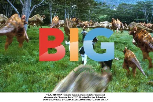Dinosaurs in 'Jurassic Park III'