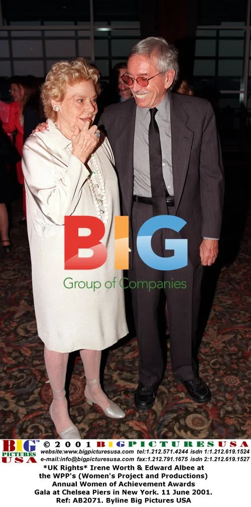 Irene Worth & Edward Albee at WPP's Women of Achievement Awards