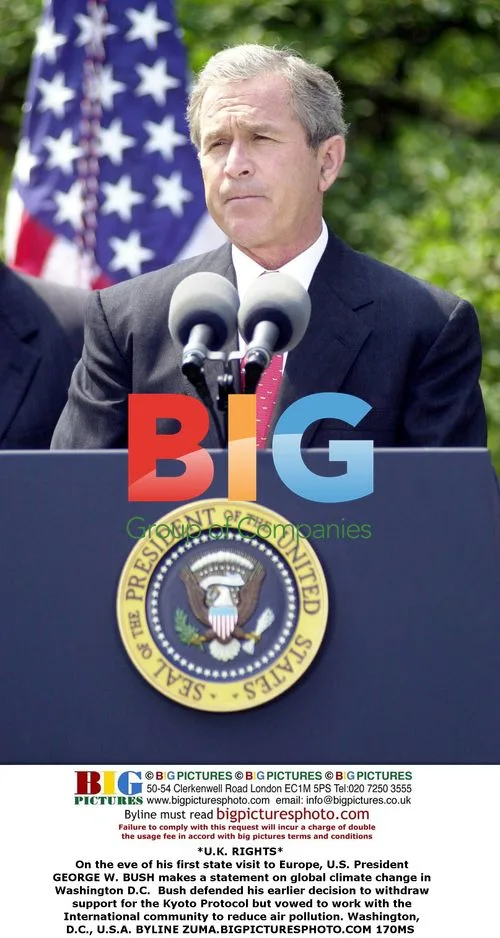 Bush defends climate change decision