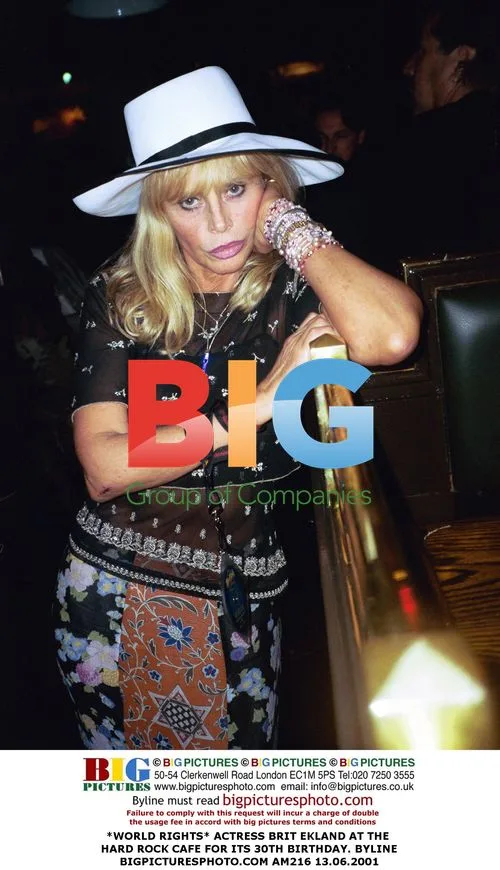 Brit Ekland at Hard Rock Cafe 30th Birthday
