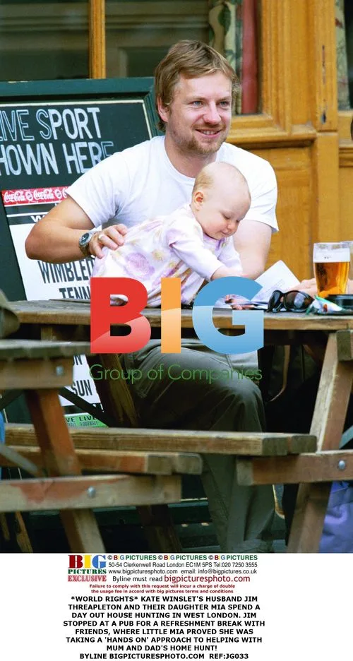 Kate Winslet's Husband Jim Threapleton and Daughter Mia House Hunting