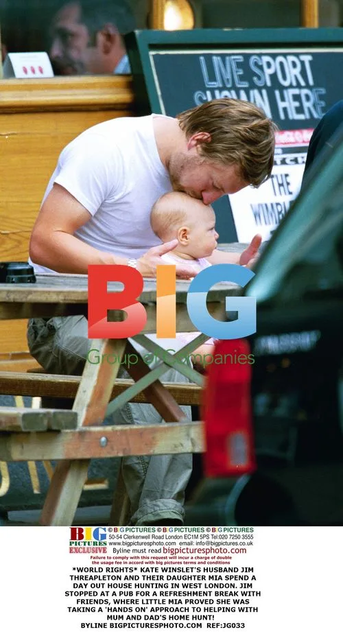 Kate Winslet's Husband Jim Threapleton and Daughter Mia House Hunting