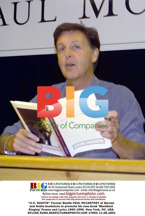 Paul McCartney promotes new book