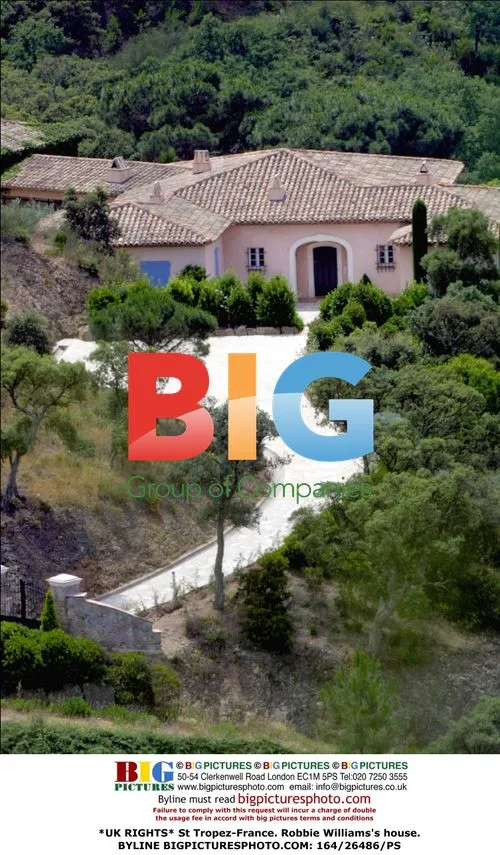 Robbie Williams's house in St Tropez