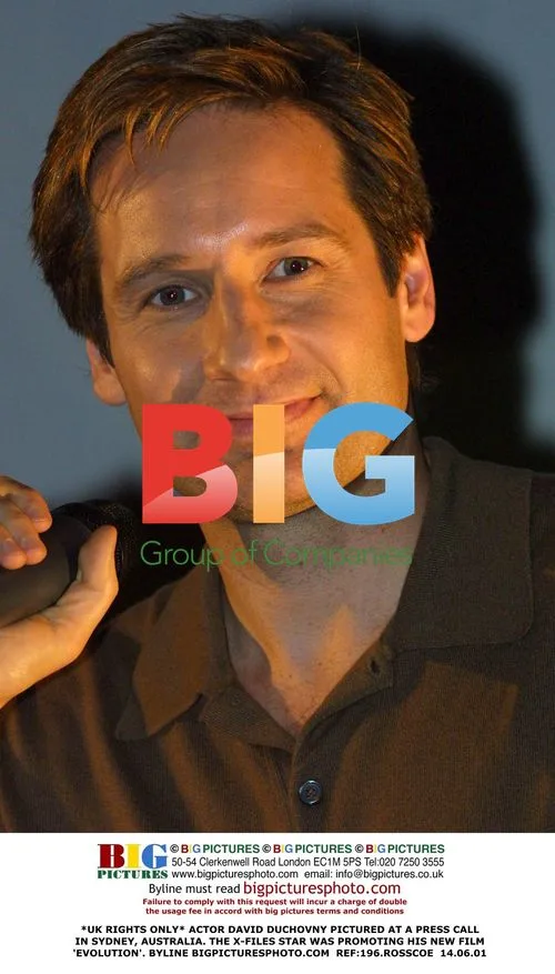 David Duchovny at Evolution Press Call