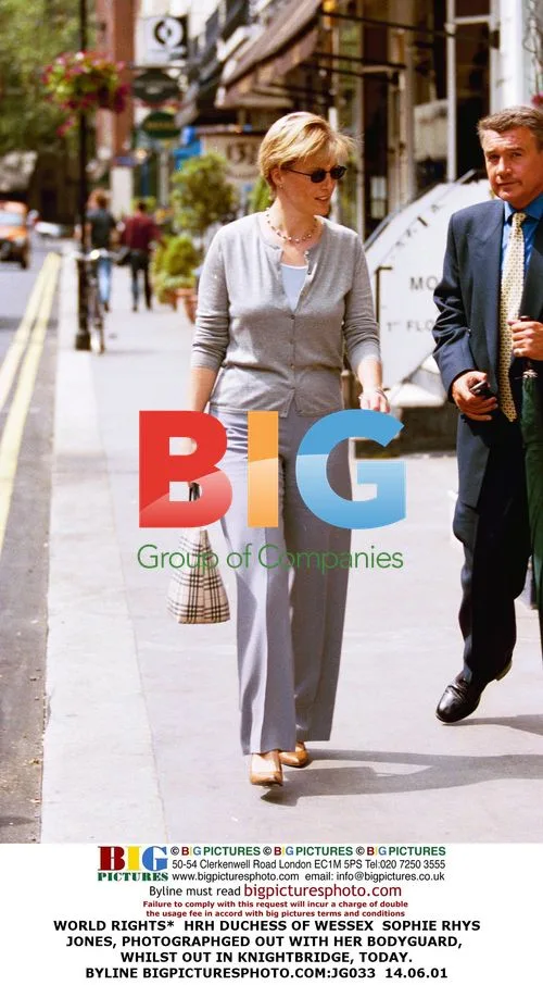 Duchess of Wessex Out with Bodyguard