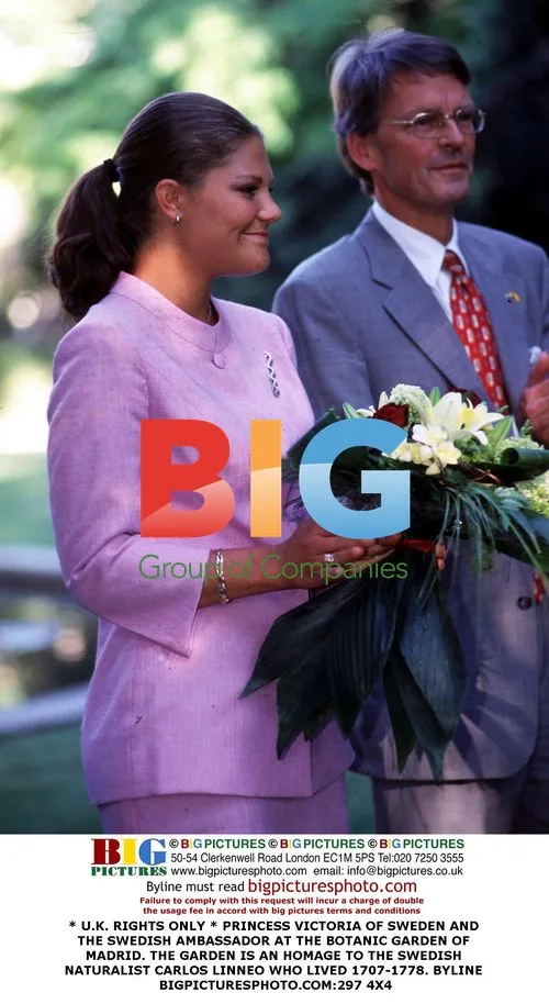 Princess Victoria of Sweden at Madrid Botanic Garden