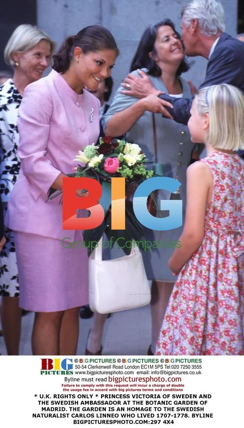 Princess Victoria of Sweden at Madrid Botanic Garden