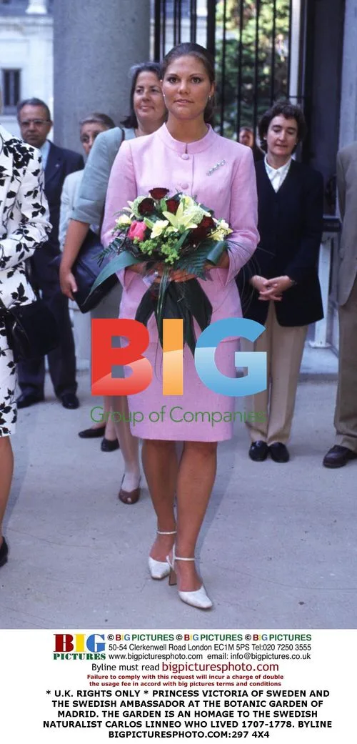 Princess Victoria of Sweden at Madrid Botanic Garden