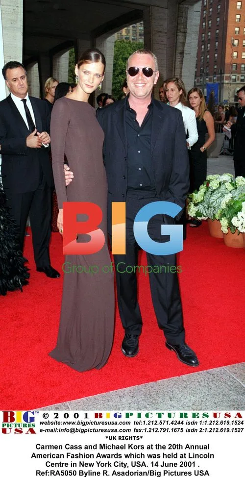 Carmen Cass and Michael Kors at Fashion Awards