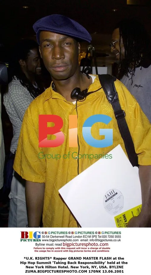 Rapper Grand Master Flash at Hip Hop Summit