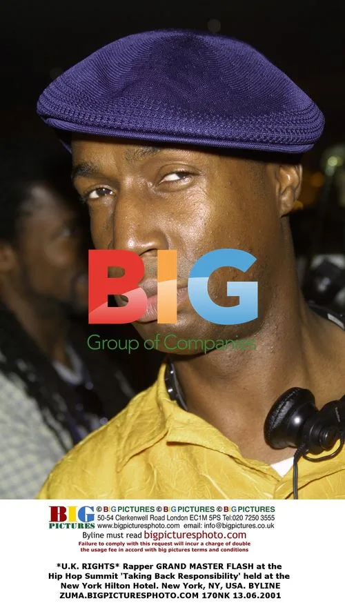 Rapper GRAND MASTER FLASH at Hip Hop Summit
