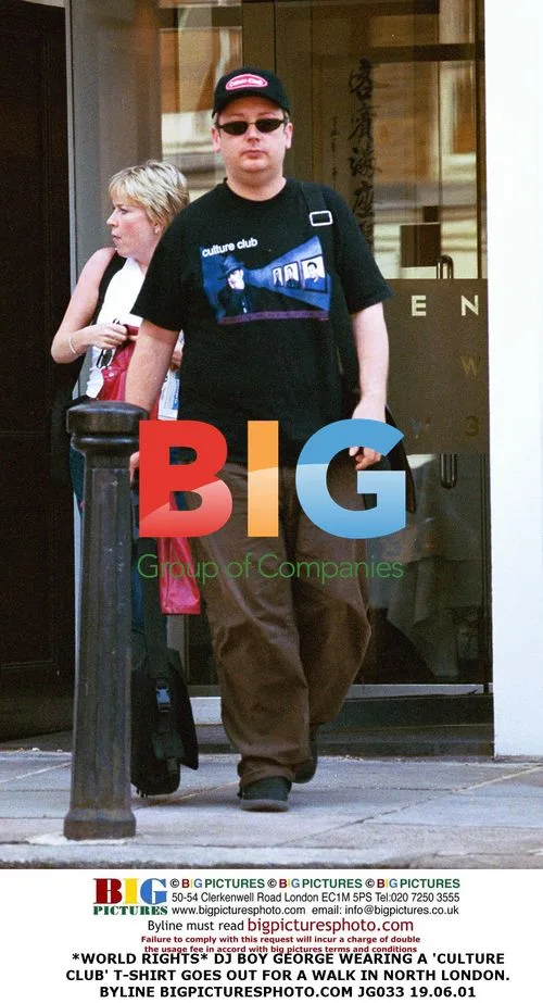 DJ Boy George out for walk in North London