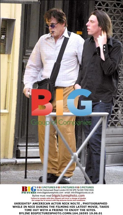 Nick Nolte Takes Break in Nice