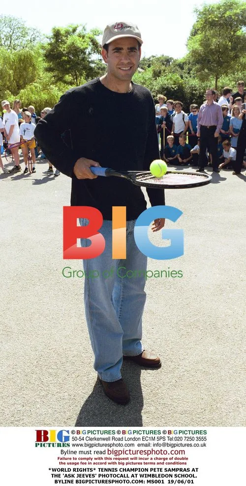 Pete Sampras at 'Ask Jeeves' Photocall