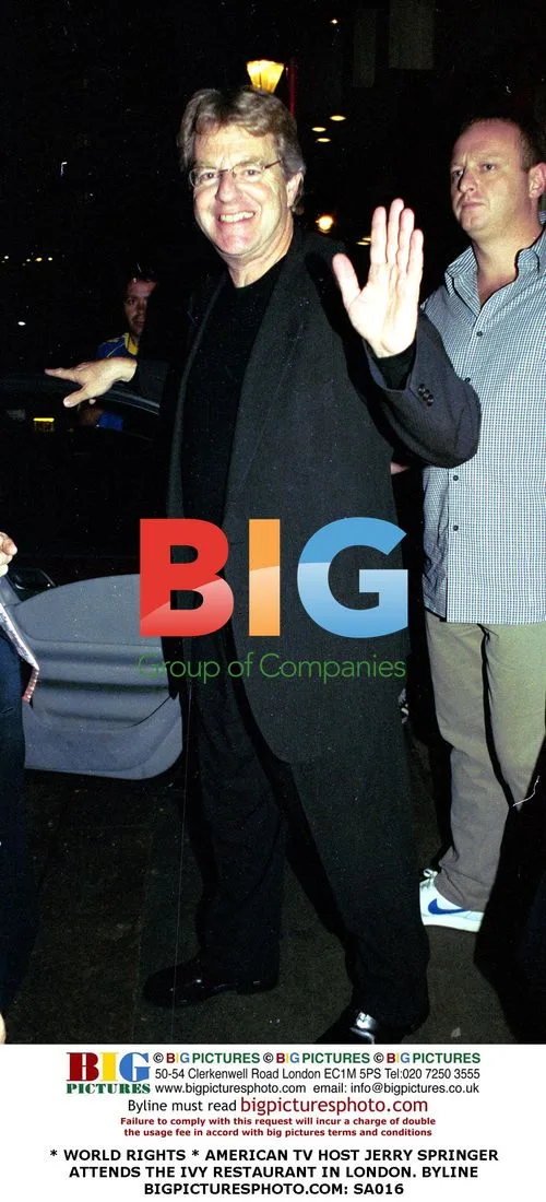 Jerry Springer at The Ivy Restaurant, London