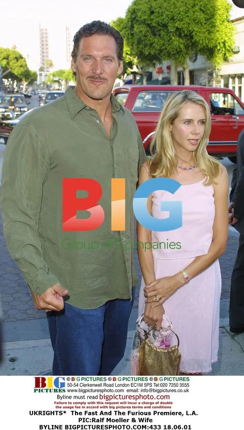 Ralf Moeller & Wife at 'The Fast And The Furious' Premiere