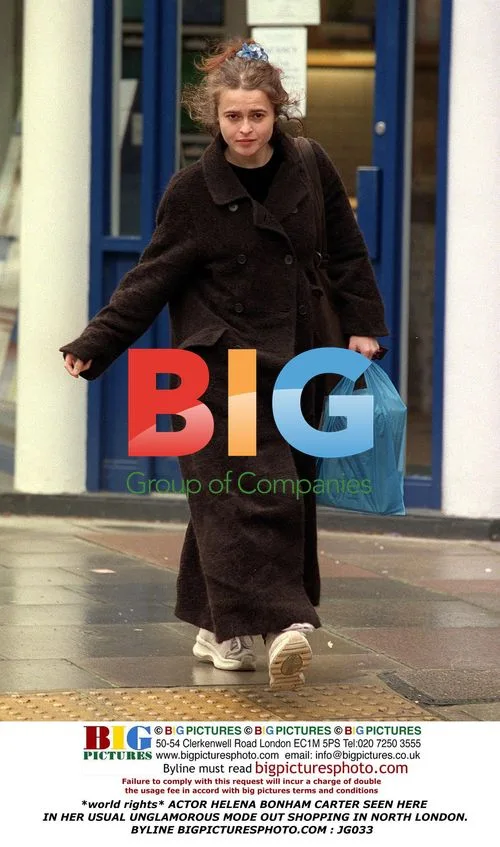 Helena Bonham Carter Out Shopping in London