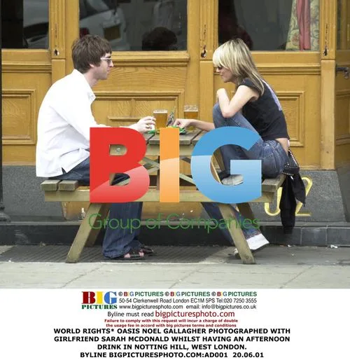 Noel Gallagher with Girlfriend in Notting Hill