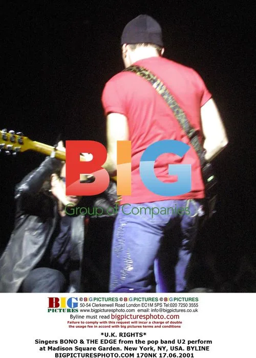 Bono and The Edge of U2 Perform at MSG