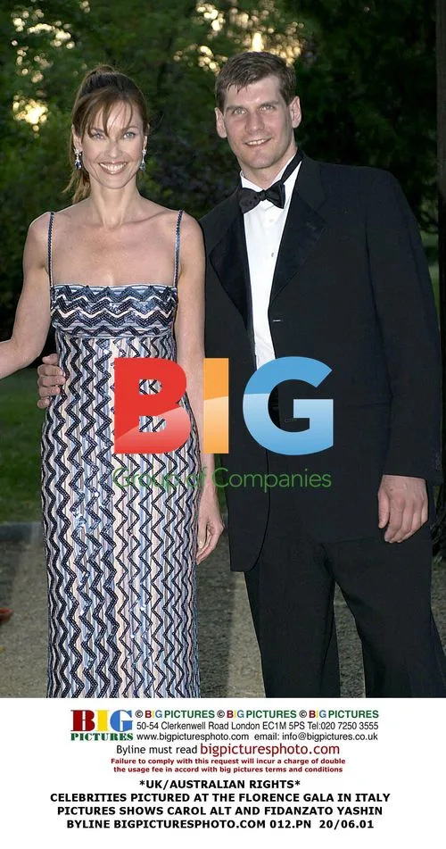 Carol Alt and Yashin at Florence Gala