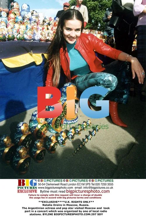 Natalia Oreiro in Moscow, Russia