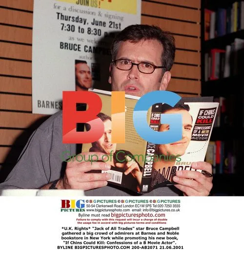 Bruce Campbell signs new book in New York