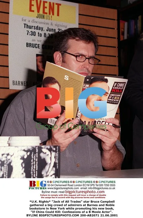 Bruce Campbell Promotes New Book in NYC