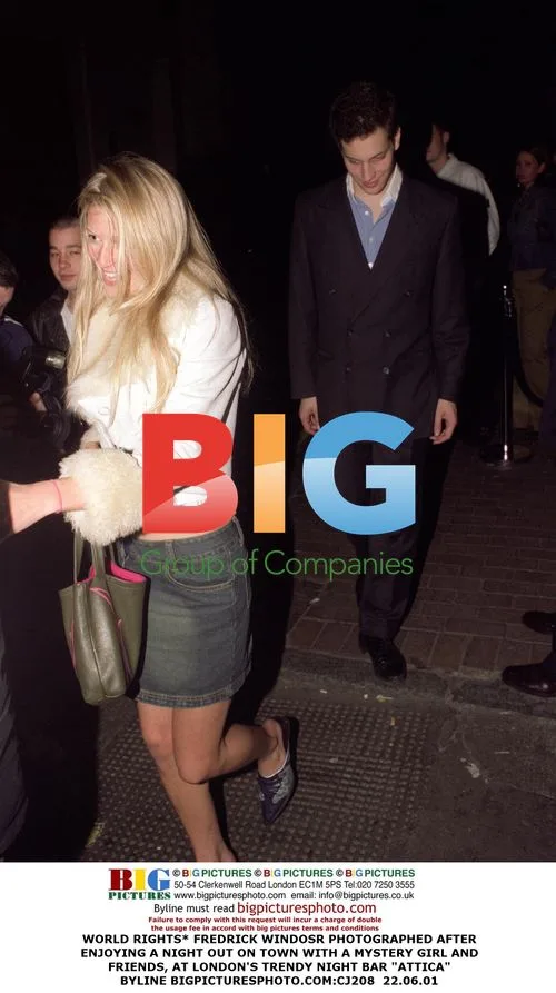 FREDRICK WINDOSR Out with Mystery Girl in London
