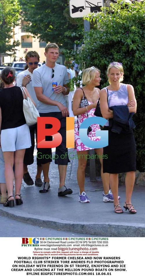 Tore Andres Flo enjoys ice cream in St Tropez