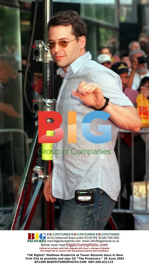 Matthew Broderick Promotes "The Producers" CD